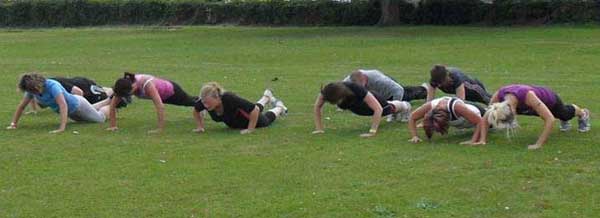 Outdoor Fitness Class